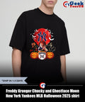 Freddy Krueger Chucky and Ghostface Moon New York Yankees MLB Halloween 2025 shirt