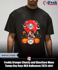 Freddy Krueger Chucky and Ghostface Moon Tampa Bay Rays MLB Halloween 2025 shirt