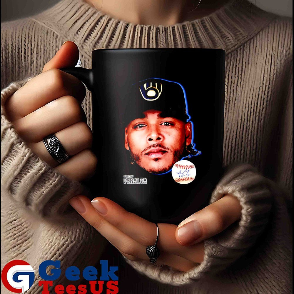 Freddy Peralta big head Milwaukee Brewers MLB 2025 shirt