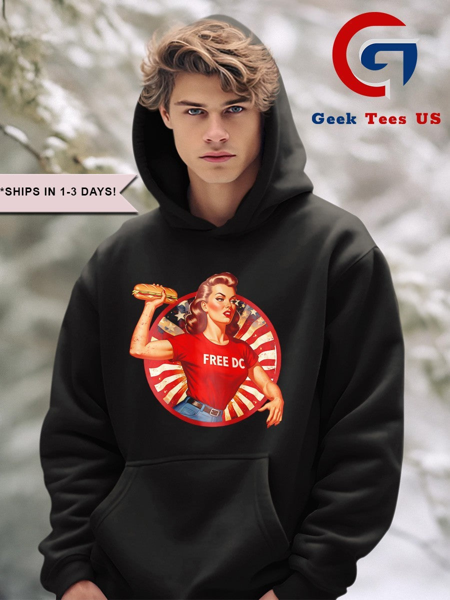 Free DC sandwich girl Pin-Up shirt