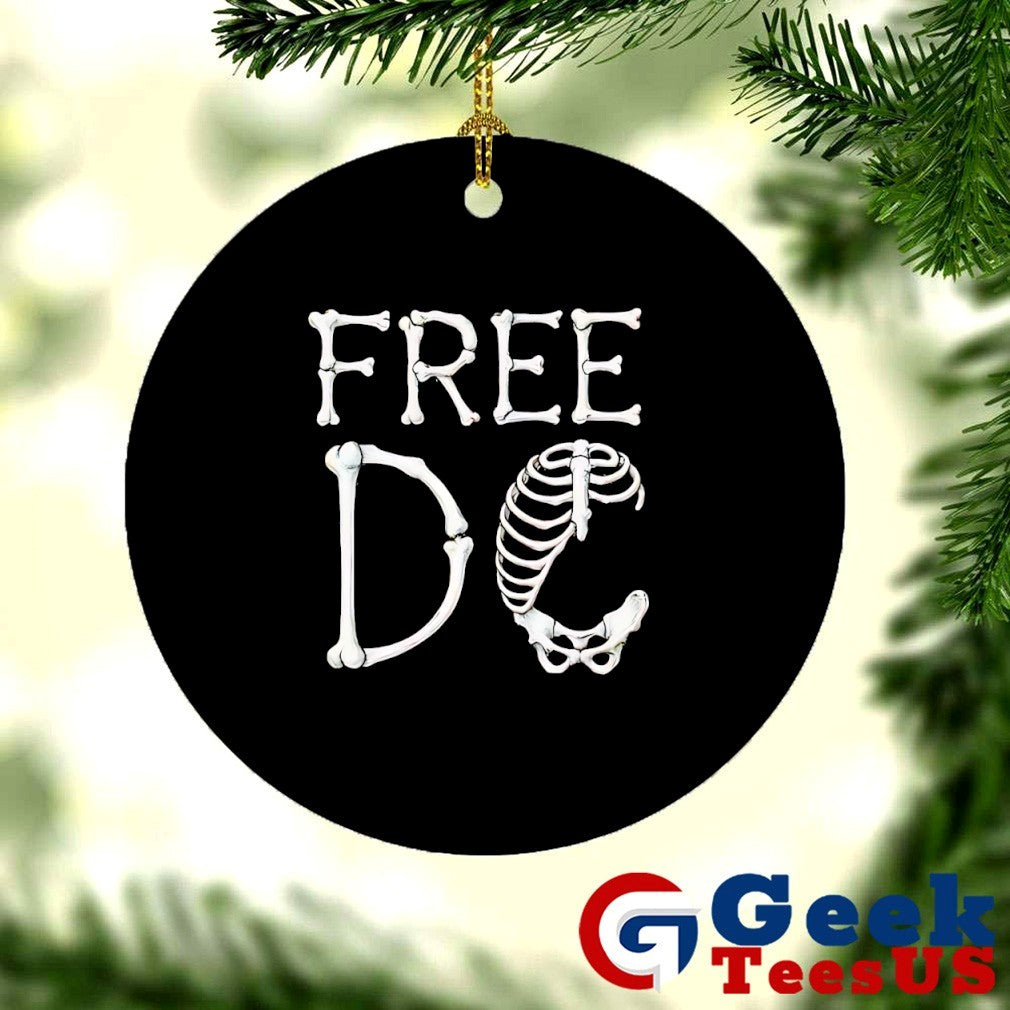Free Dc skeleton Halloween T-shirt