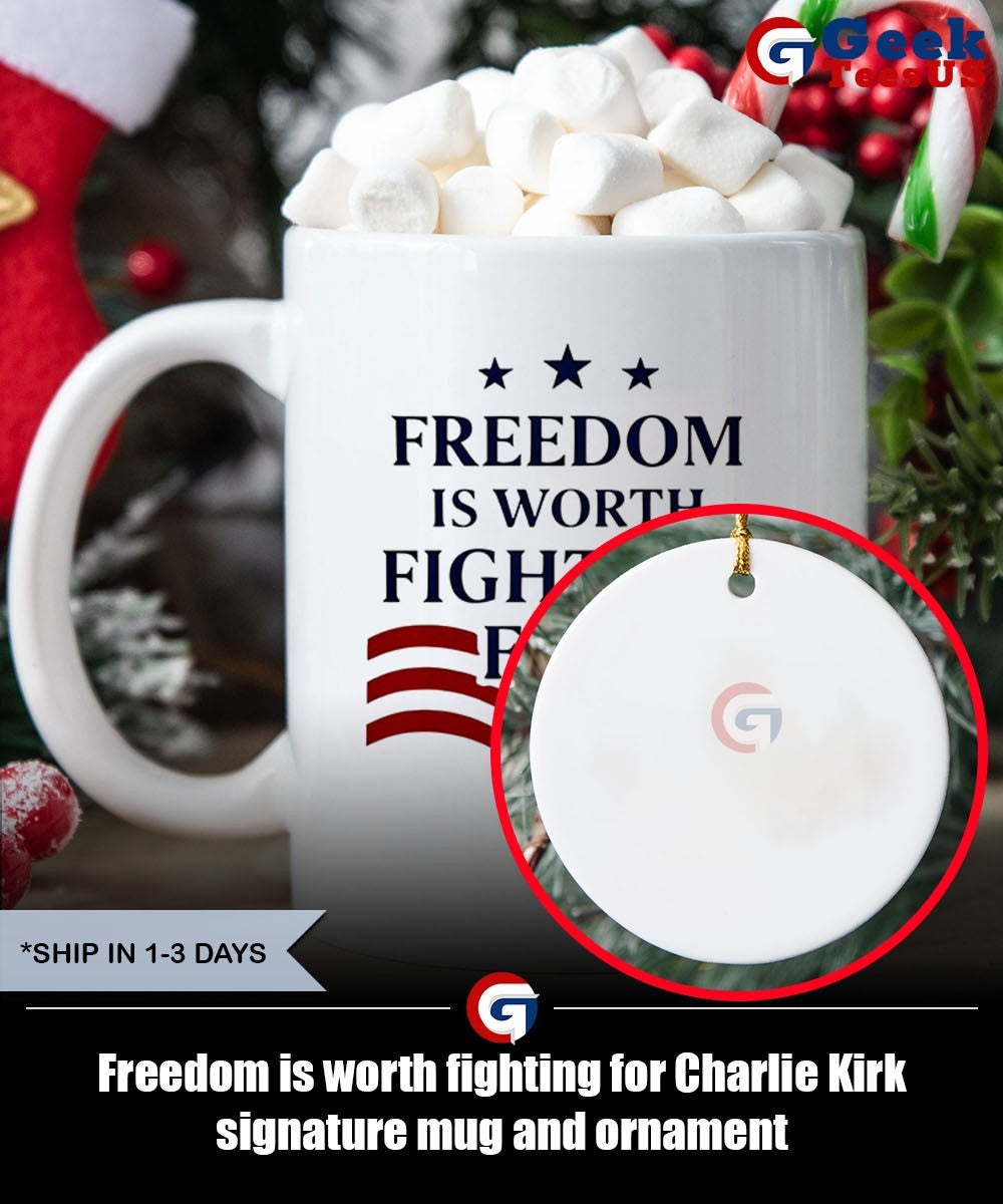 Freedom is worth fighting for Charlie Kirk signature shirt