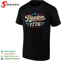 Freedom since 1776 250 years of liberty patriotic red white and blue USA shirt