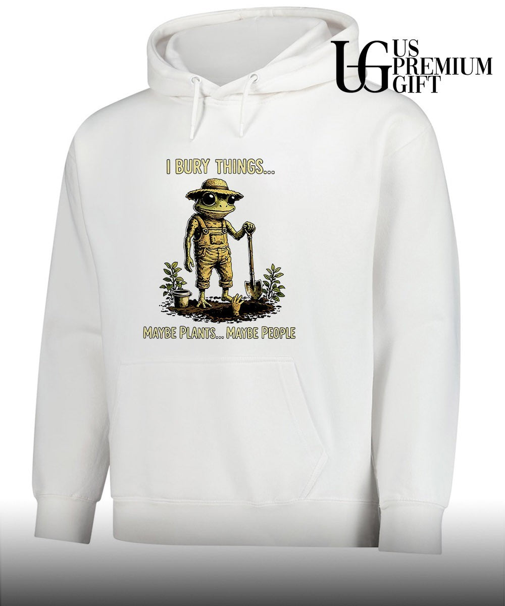 Frog Gardner I bury things maybe plants maybe people shirt