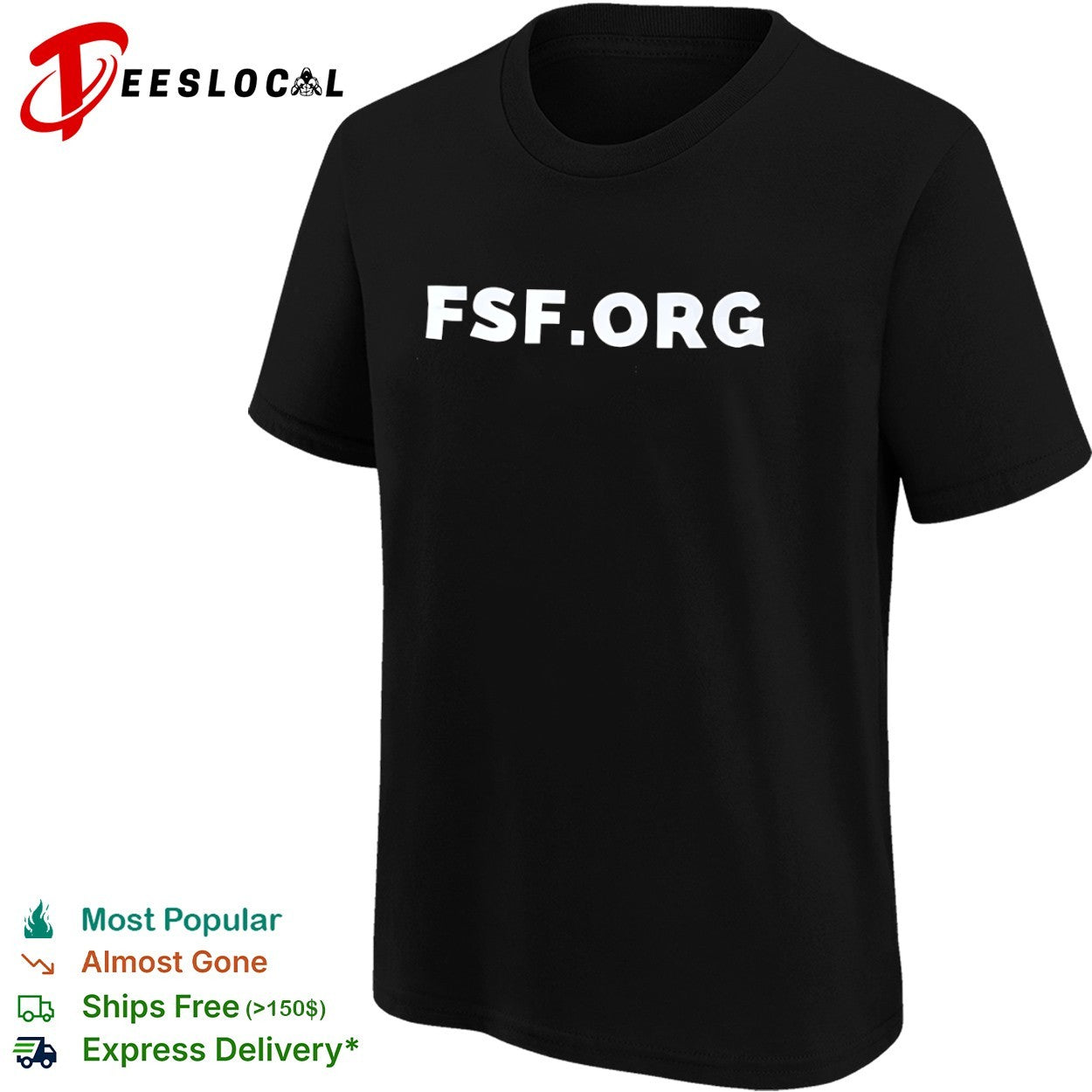Fsforg Free Software Foundation shirt