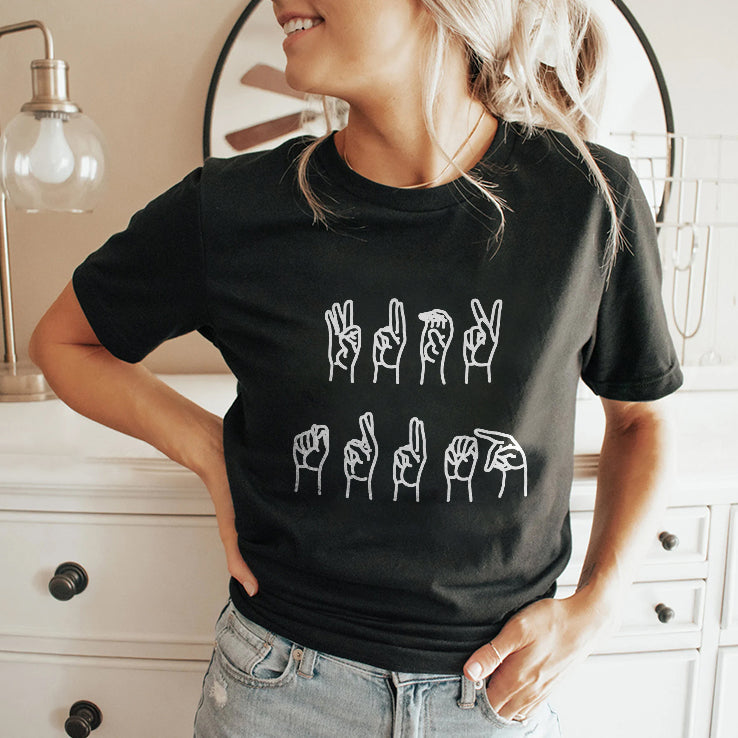 Fuck Trump Sign Language Anti Trump T Shirt