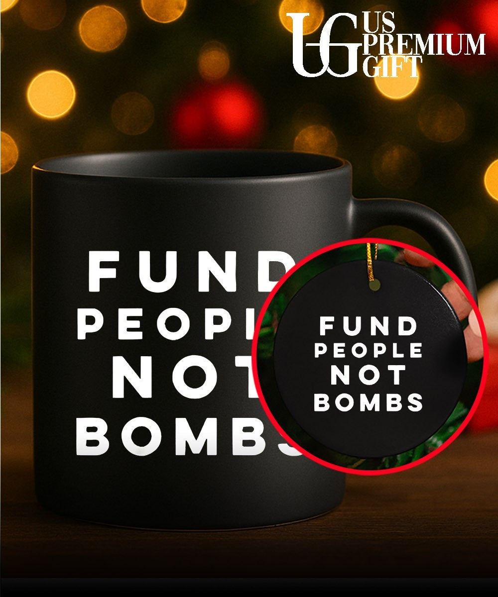 Fund people not bombs T-shirt
