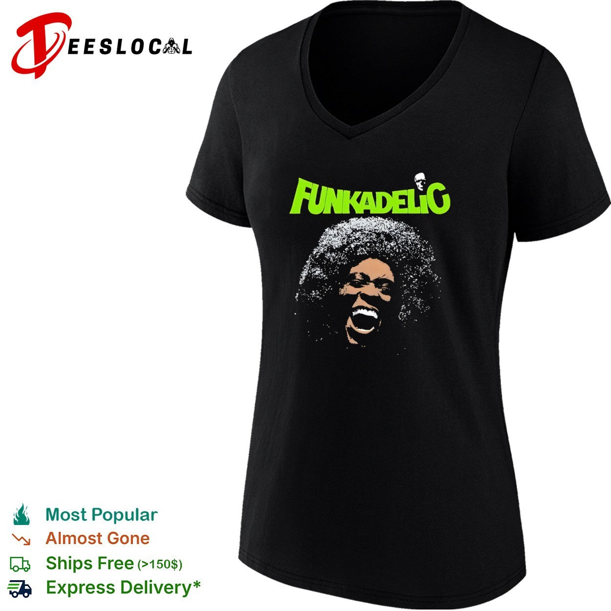 Funkadelic Band Logo George Clinton P-Funk shirt