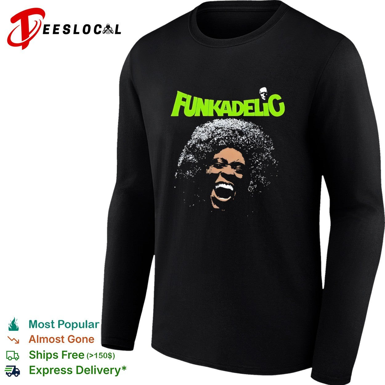 Funkadelic Band Logo George Clinton P-Funk shirt