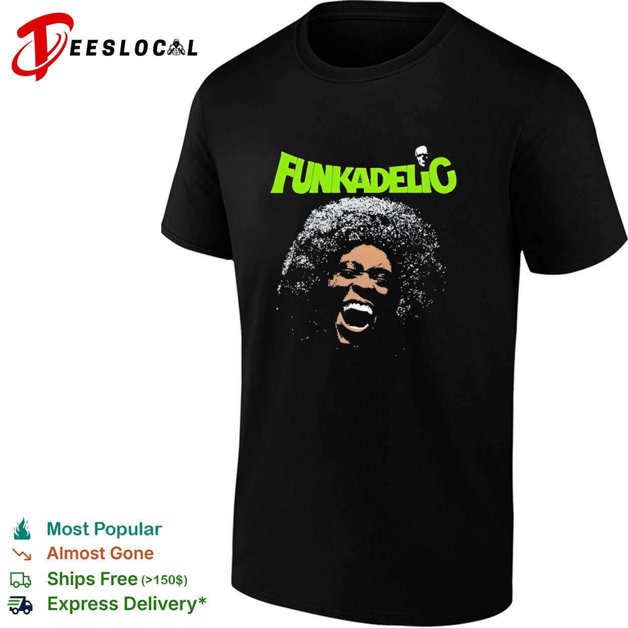 Funkadelic Band Logo George Clinton P-Funk shirt