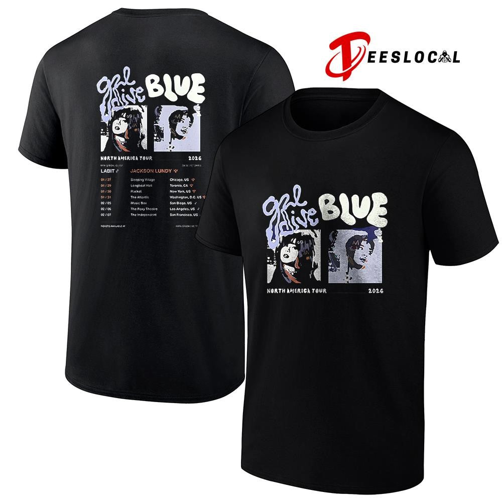 Galdive Blue North America tour 2026 schedule dates shirt