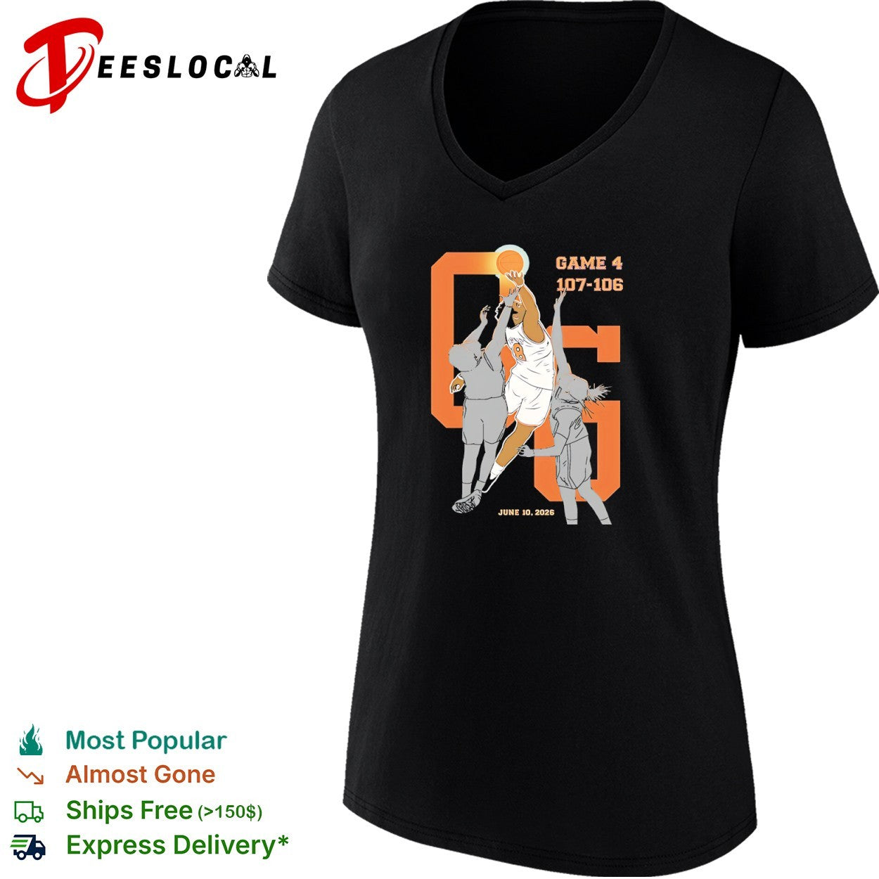 Game 4 107-106 June 10 2026 Basketball Player shirt