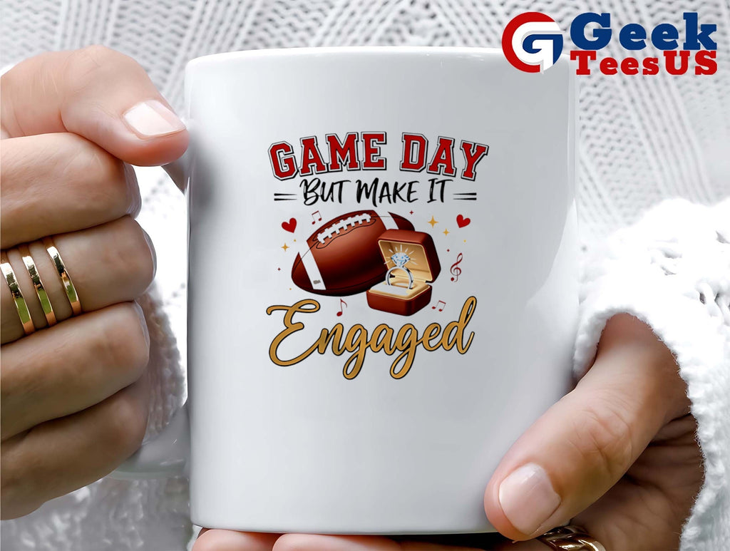 Game Day but make it engaged Swift Engaged Travis Kelce shirt