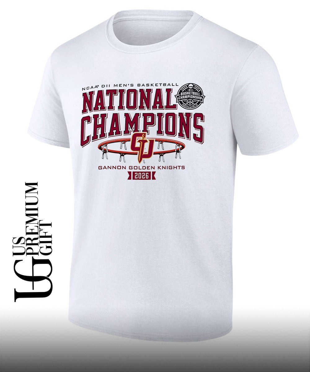 Gannon Golden Knights NCAA Division III Men’s Basketball Championship 2026 shirt