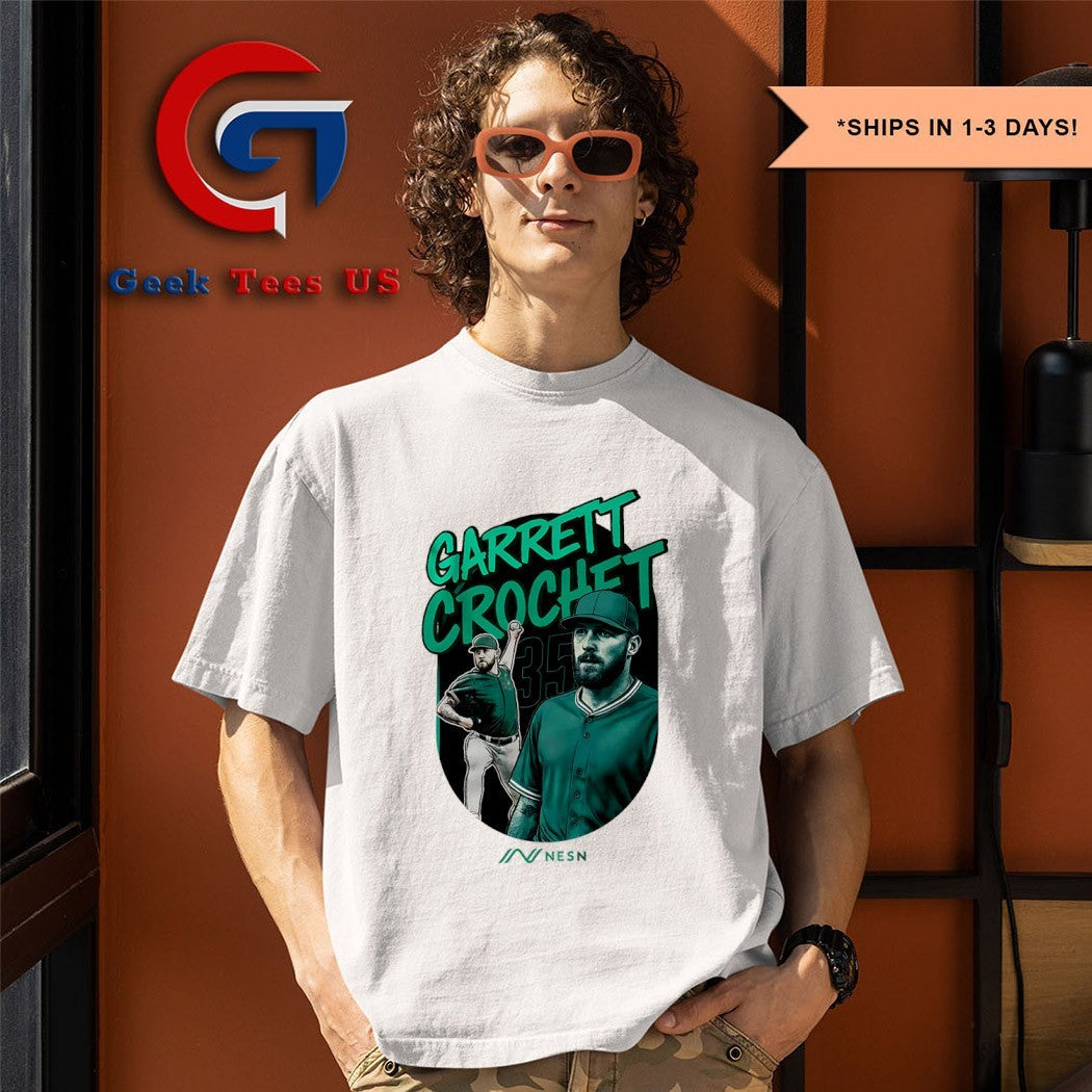 Garrett Crochet 35 player Boston Red Sox baseball shirt