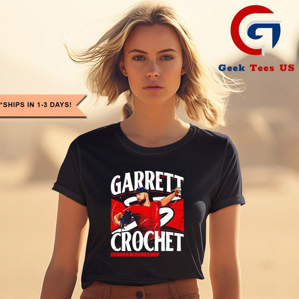 Garrett Crochet player Boston Red Sox baseball player name shirt
