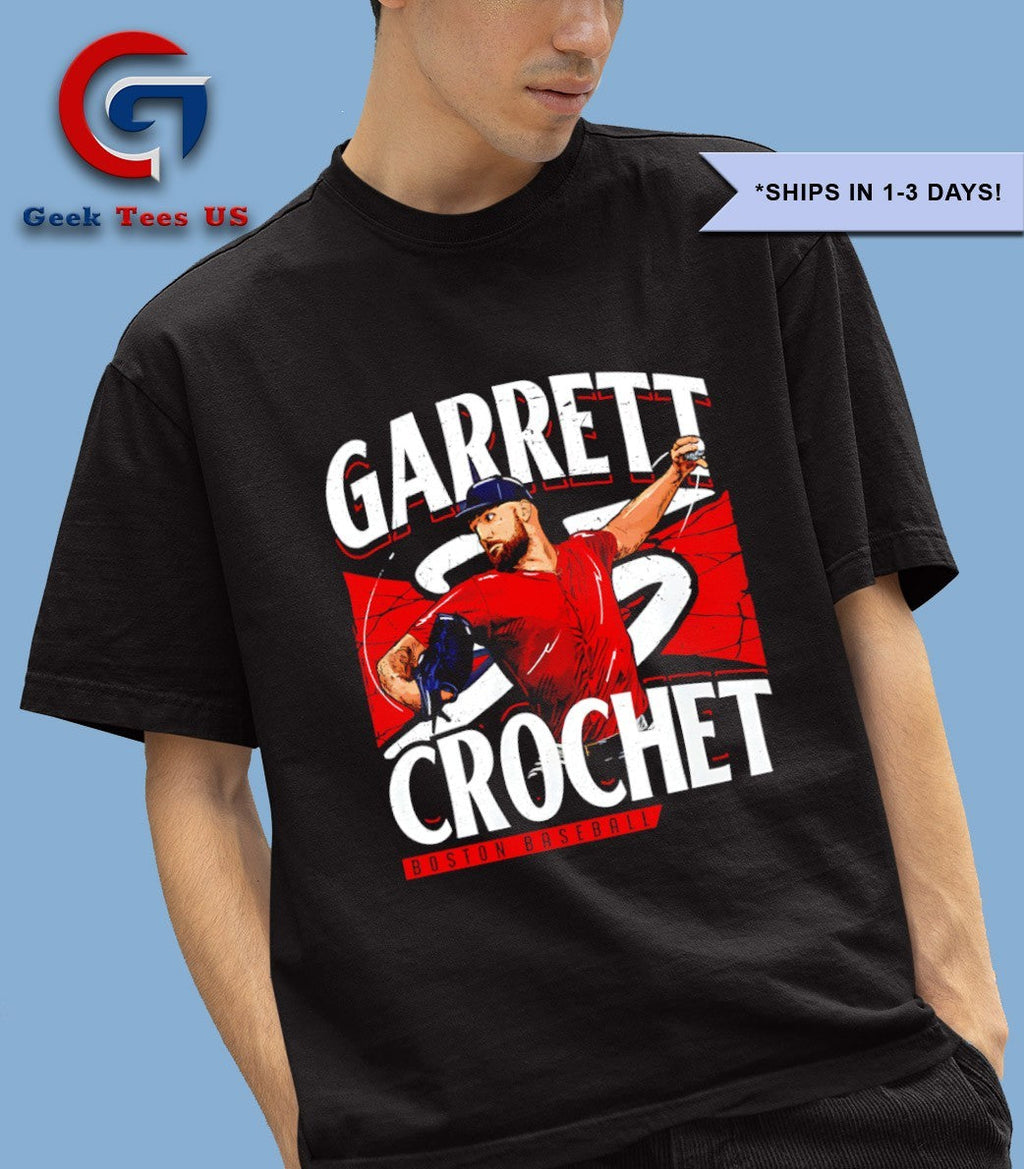 Garrett Crochet player Boston Red Sox baseball player name shirt