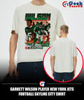 Garrett Wilson player New York Jets football Skyline City shirt