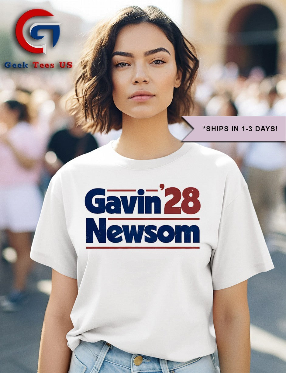 Gavin Newsom 2028 shirt