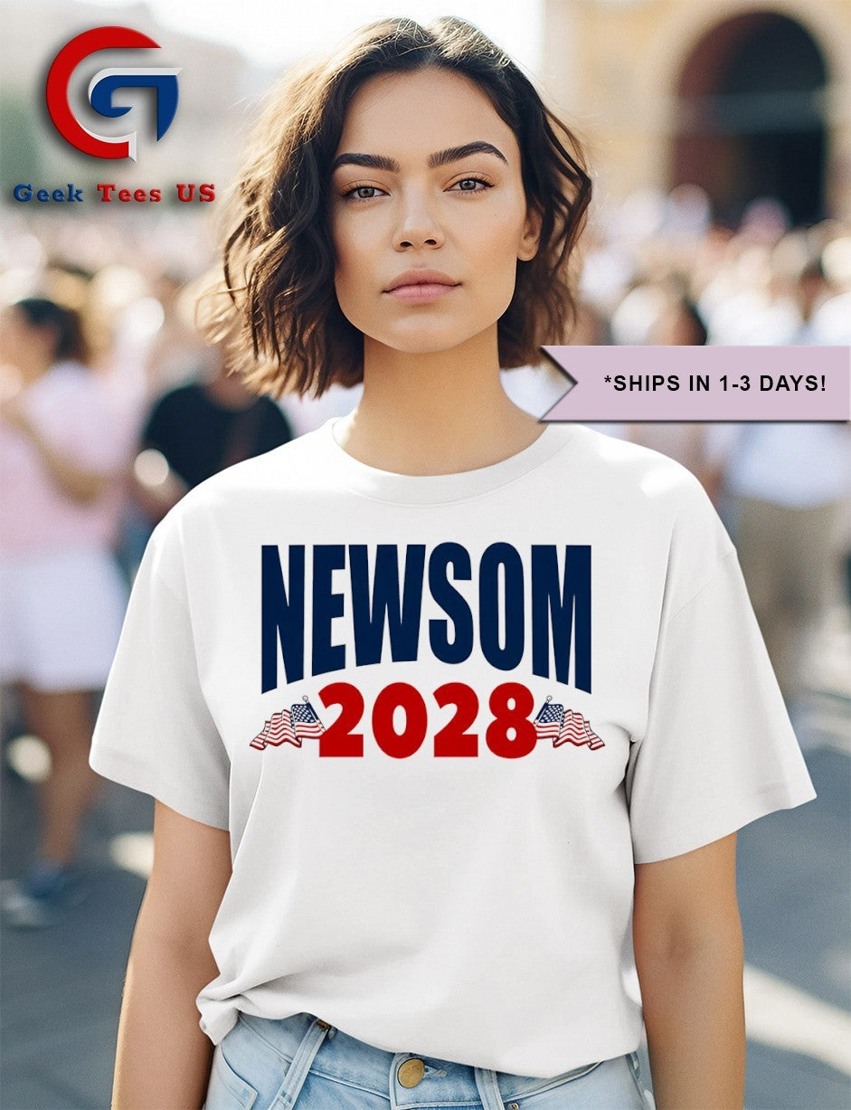 Gavin Newsom 2028 President 48 shirt