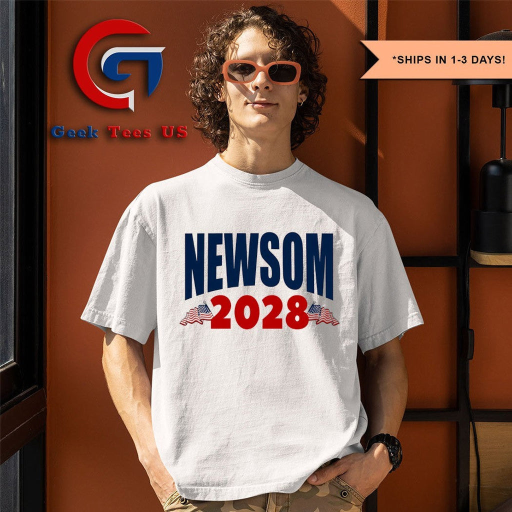 Gavin Newsom 2028 President 48 shirt