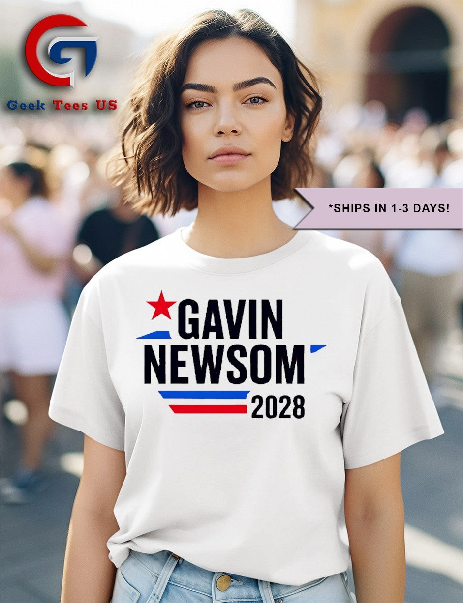 Gavin Newsom 2028 Presidential Election shirt