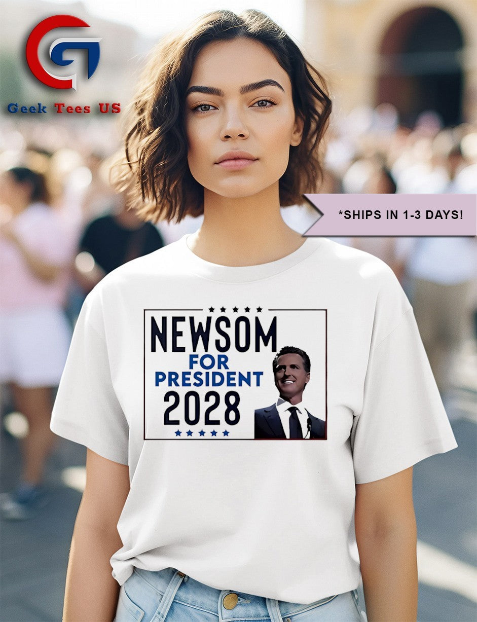 Gavin Newsom For President 2028 Wake Up America shirt