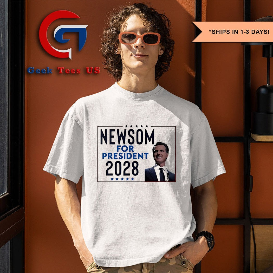 Gavin Newsom For President 2028 Wake Up America shirt
