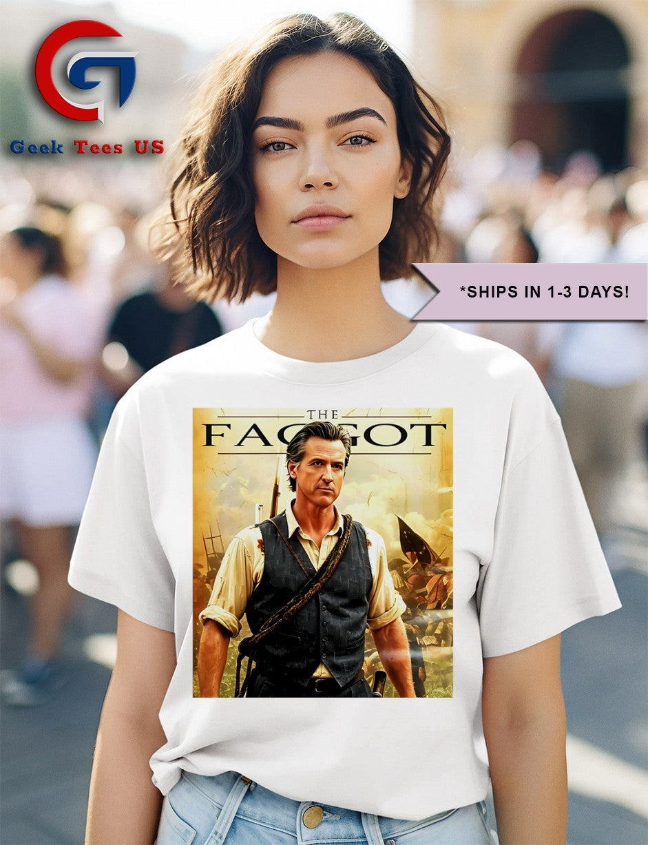 Gavin Newsom The Faggot retro shirt