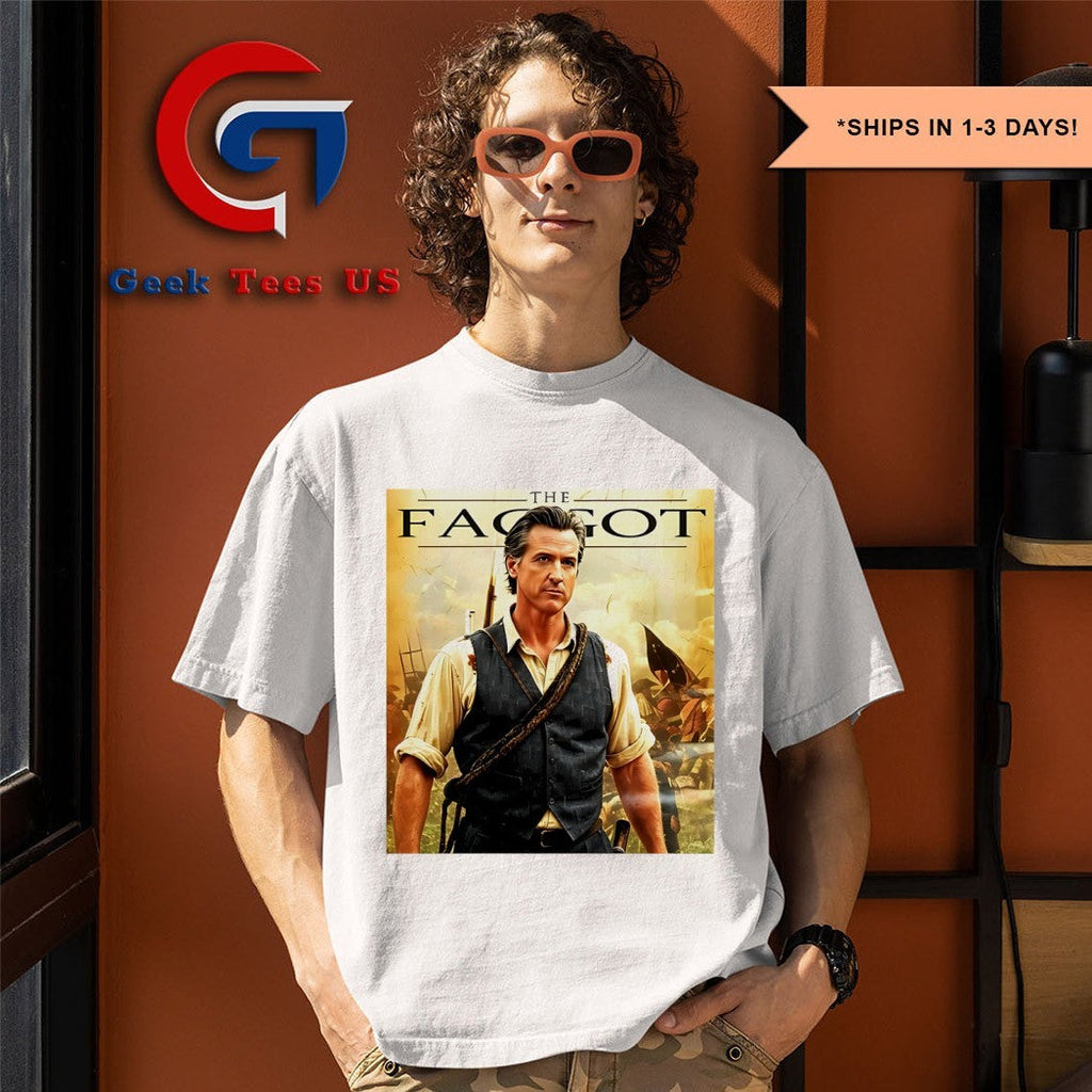 Gavin Newsom The Faggot retro shirt
