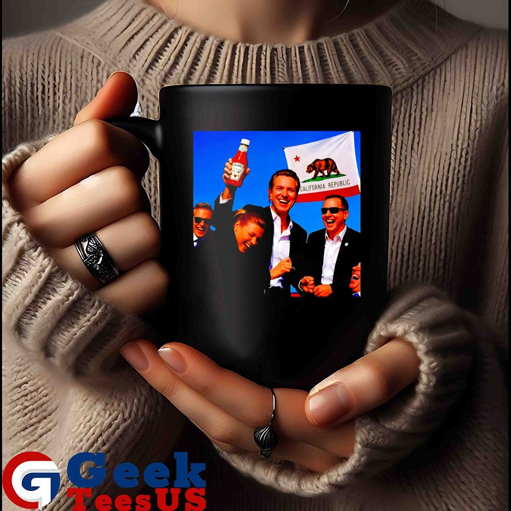 Gavin Newsom Trump fight fight meme shirt