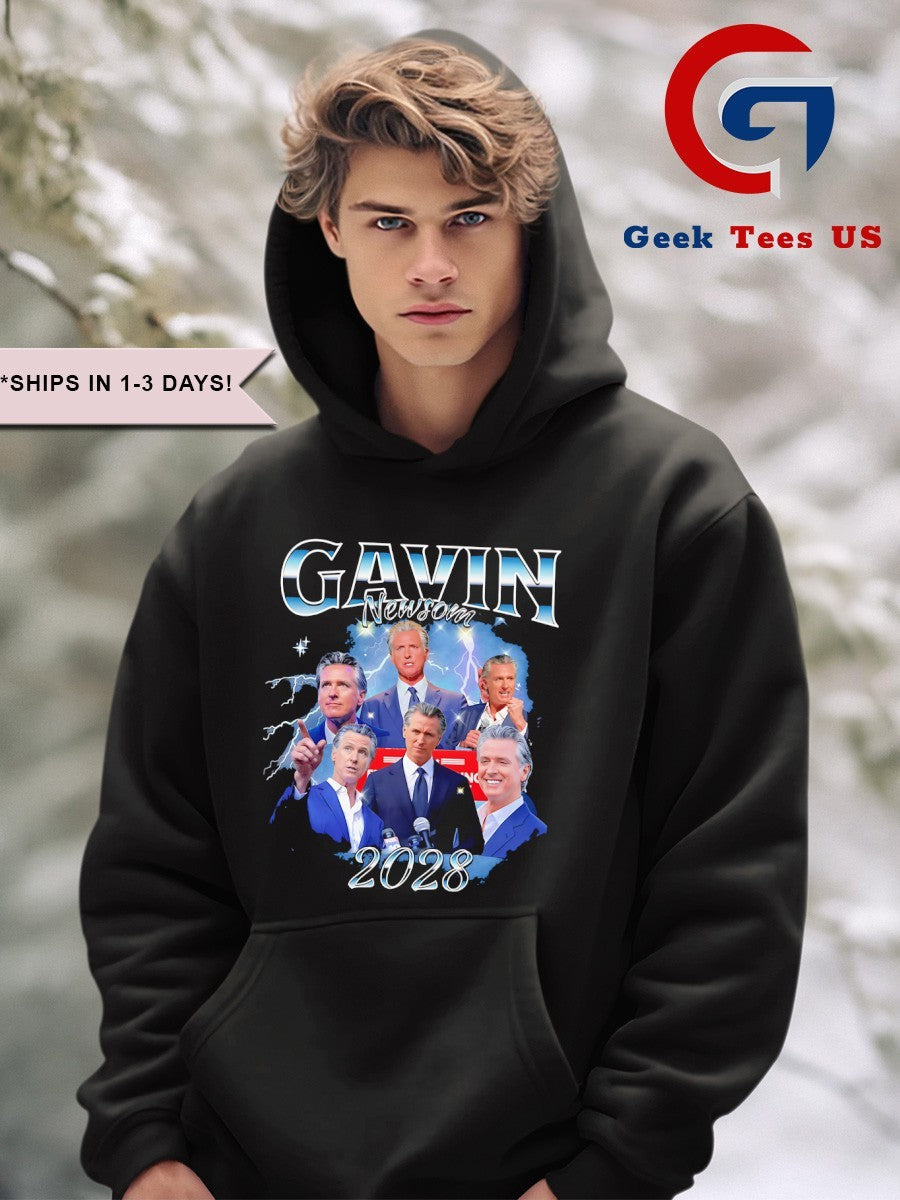 Gavin Newsom for President 2028 graphic shirt