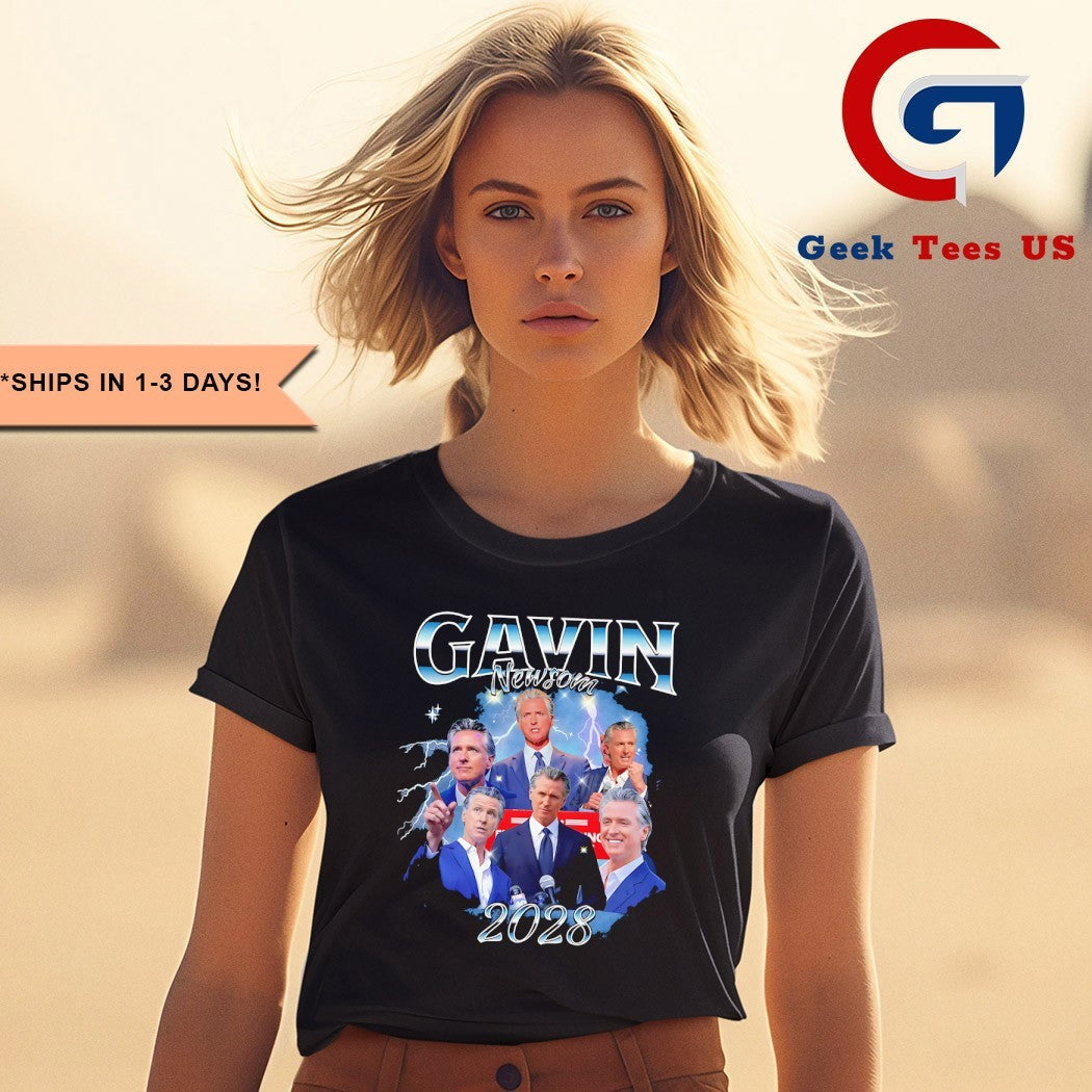 Gavin Newsom for President 2028 graphic shirt