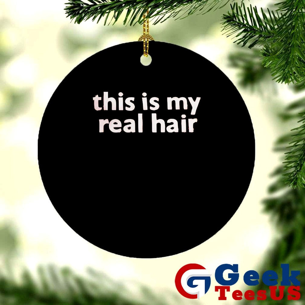 Gavin Newsom this is my real hair shirt