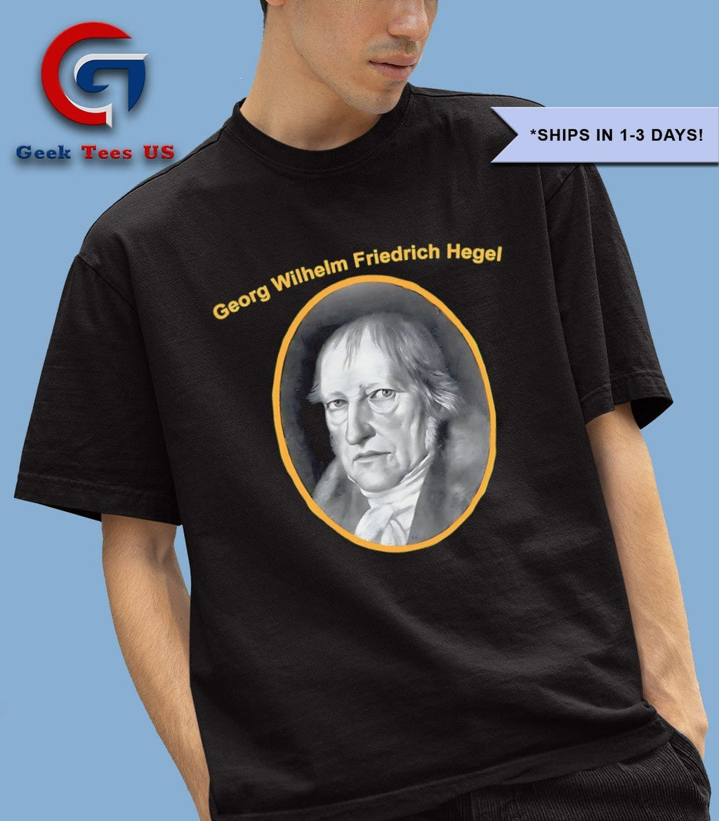 Georg Wilhelm Friedrich Hegel at the NYC DSA shirt