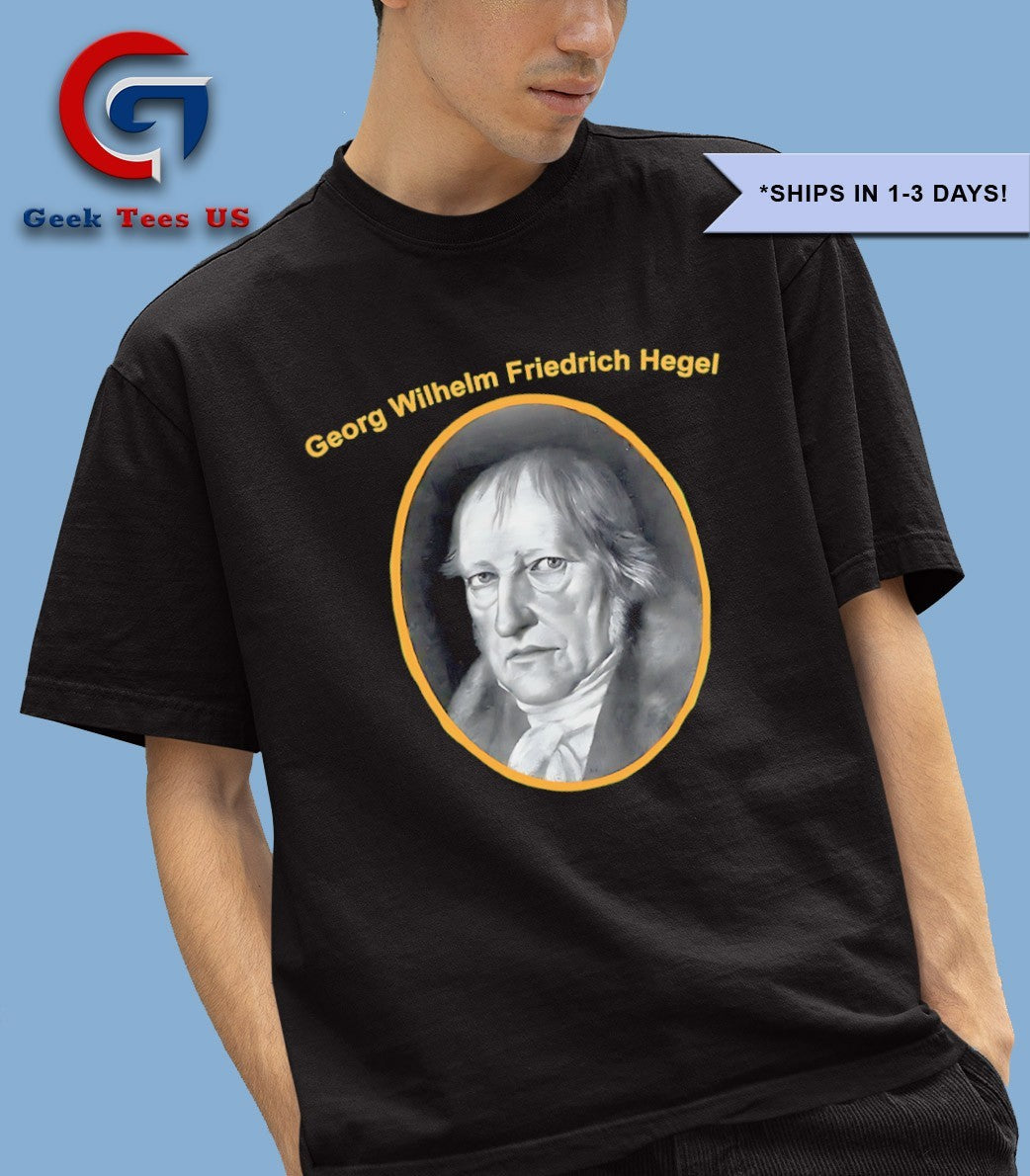 Georg Wilhelm Friedrich Hegel at the NYC DSA shirt
