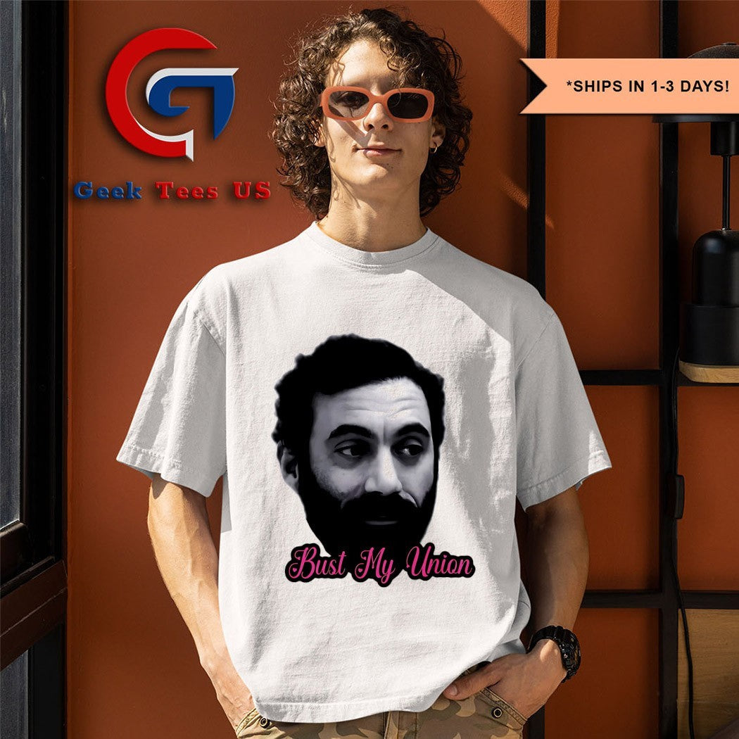 George Russell bust my union big head shirt