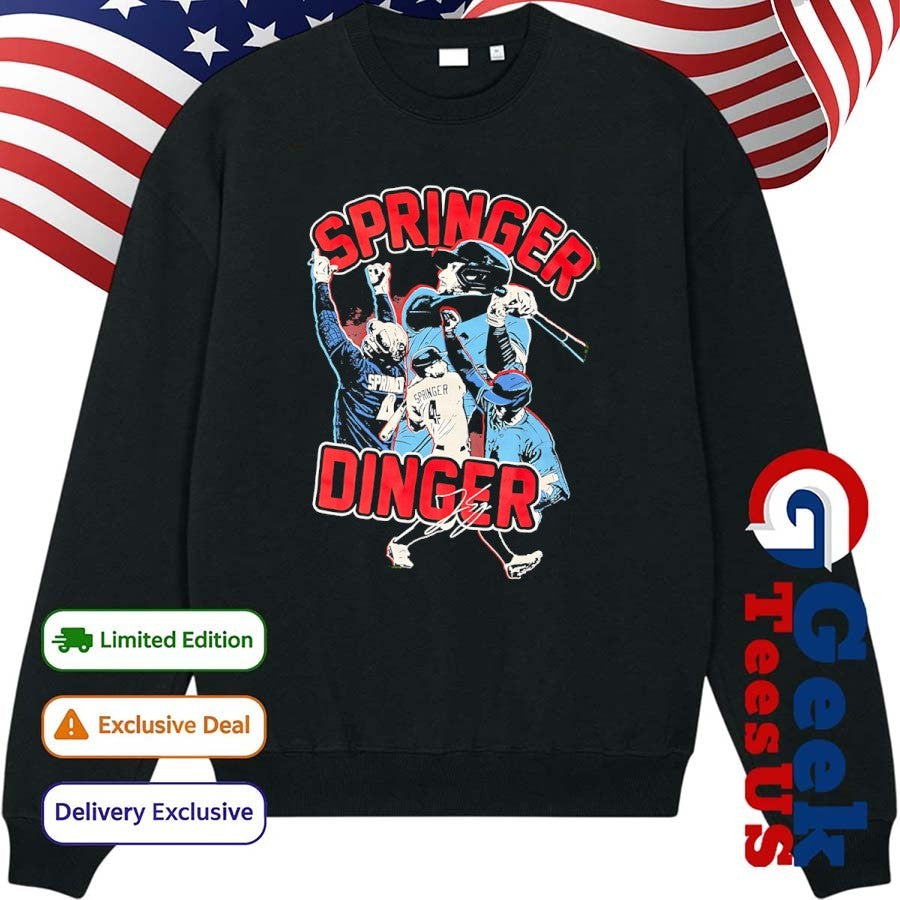 George Springer Dinger Toronto Blue Jays MLB graphic shirt