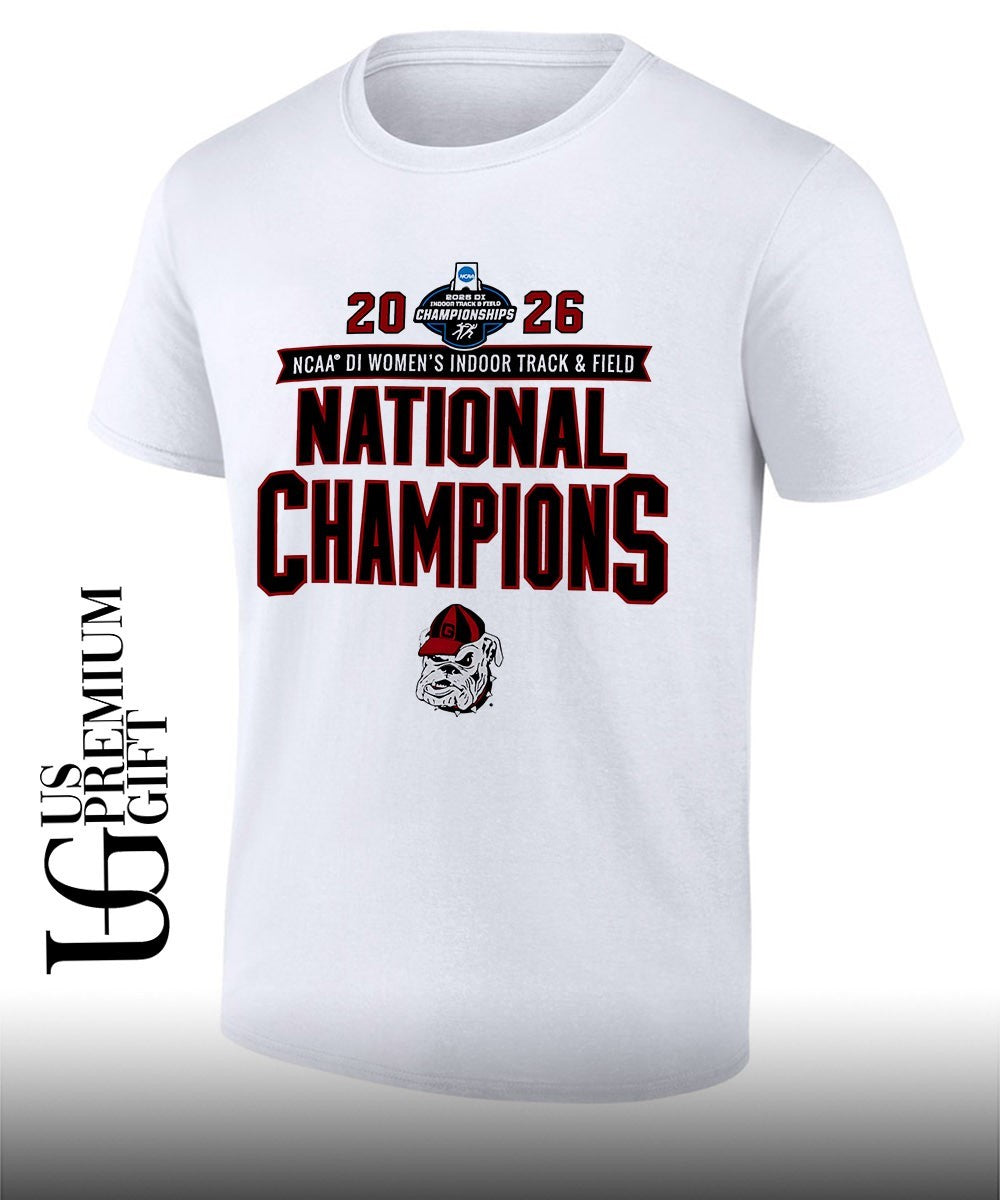 Georgia Bulldogs 2026 NCAA Women’s Indoor Track & Field National Champions shirt