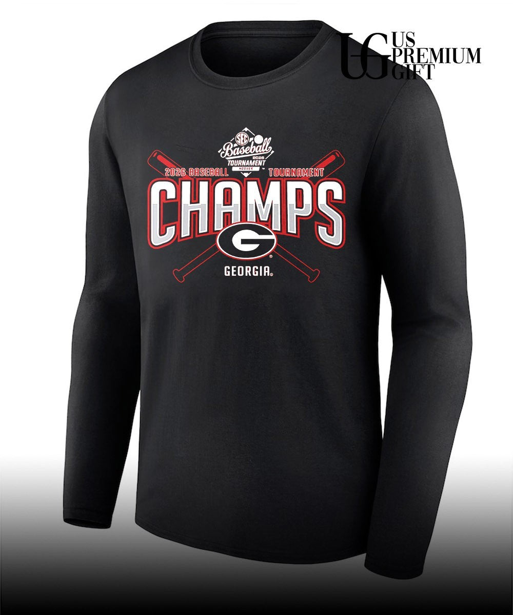 Georgia Bulldogs 2026 SEC Baseball Tournament Champions Locker Room shirt