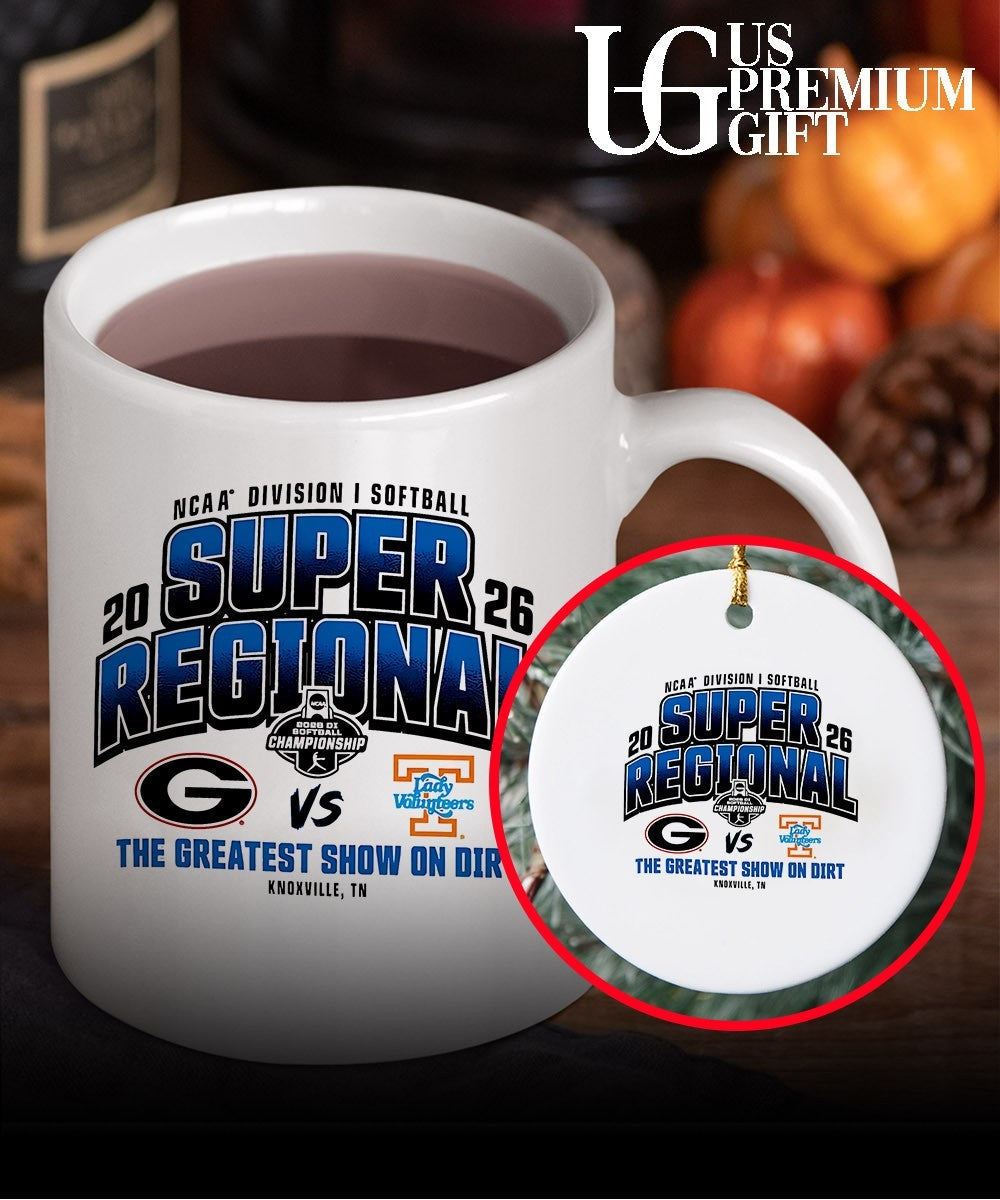 Georgia Bulldogs and Tennessee Volunteers 2026 NCAA Division I Softball Super Regionals the Greatest show on Dirt shirt
