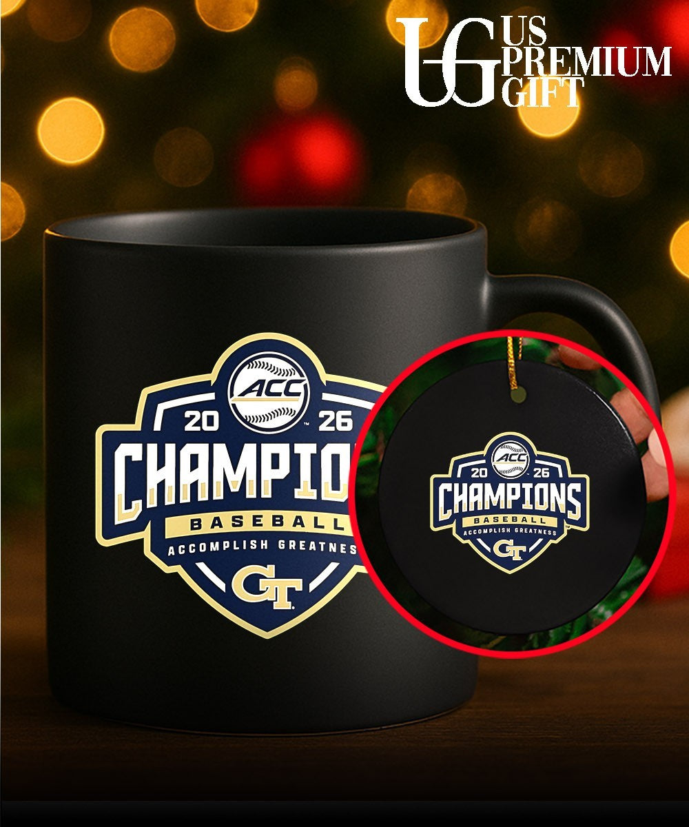 Georgia Tech Yellow Jackets Accomplish Greatness Champions ACC Baseball 2026 shirt