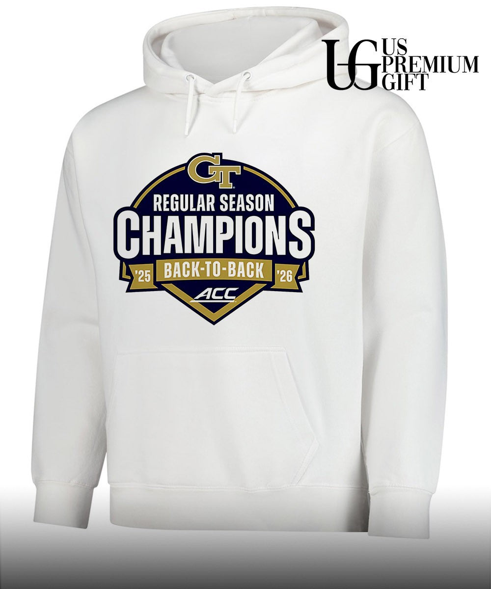 Georgia Tech Yellow Jackets Baseball ACC Back to Back Regular Season Champions 2026 shirt