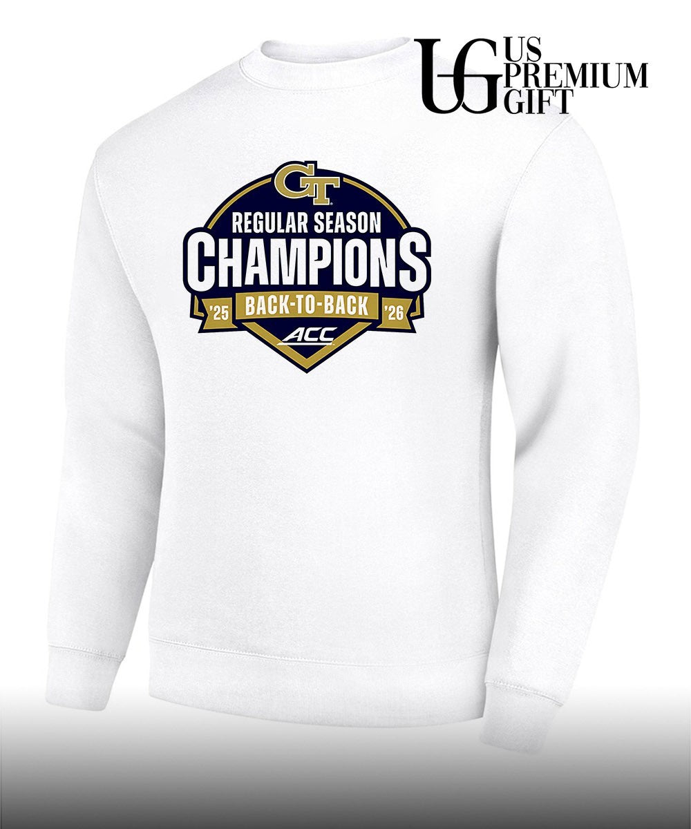 Georgia Tech Yellow Jackets Baseball ACC Back to Back Regular Season Champions 2026 shirt