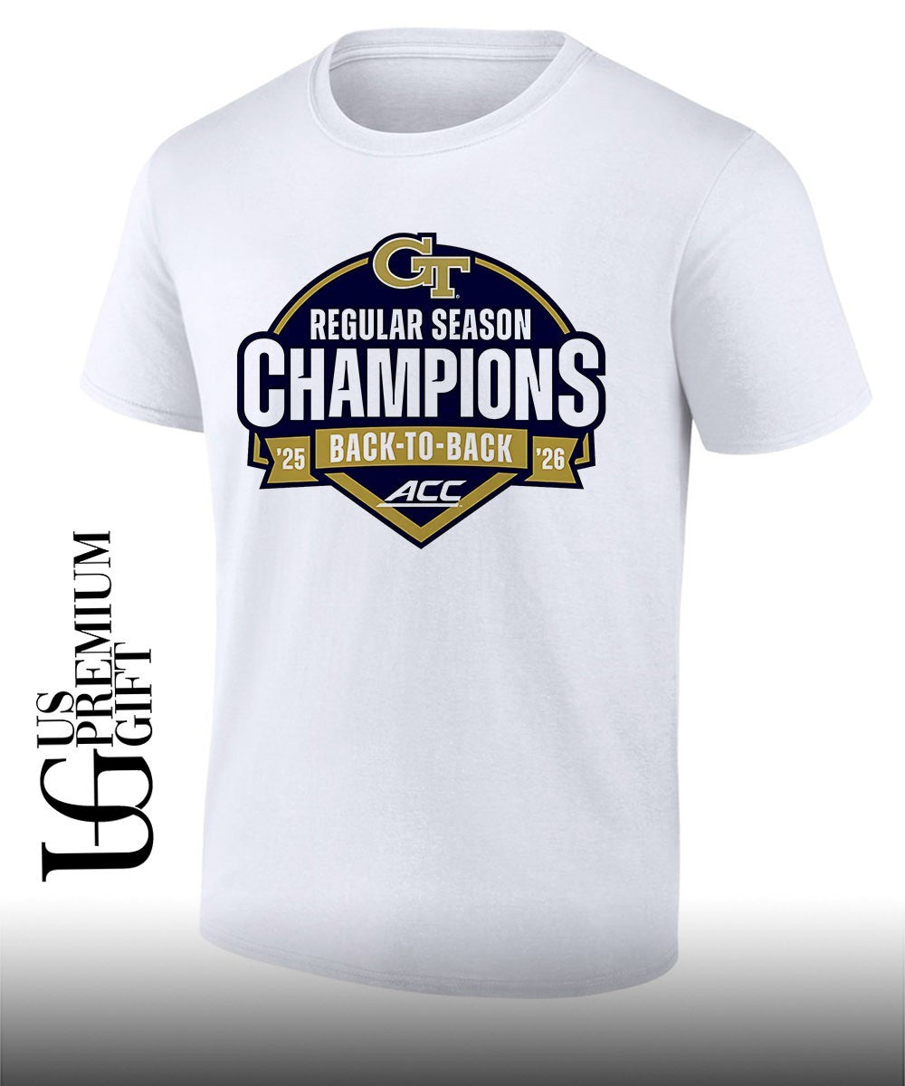 Georgia Tech Yellow Jackets Baseball ACC Back to Back Regular Season Champions 2026 shirt