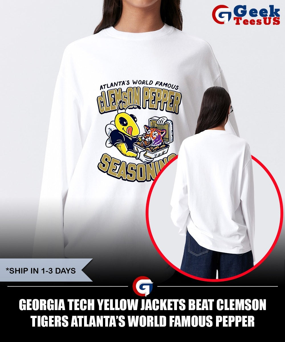 Georgia Tech Yellow Jackets Beat Clemson Tigers Atlanta’s World Famous Pepper Seasoning shirt
