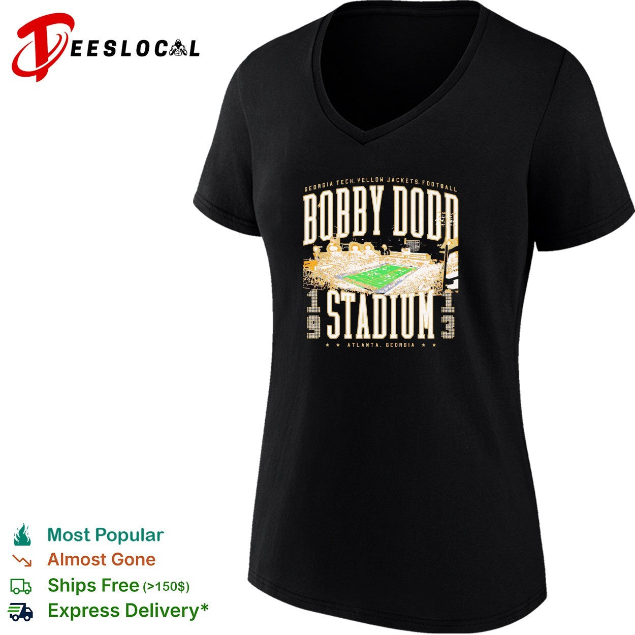 Georgia Tech Yellow Jackets Bobby Dodd Stadium Atlanta football shirt