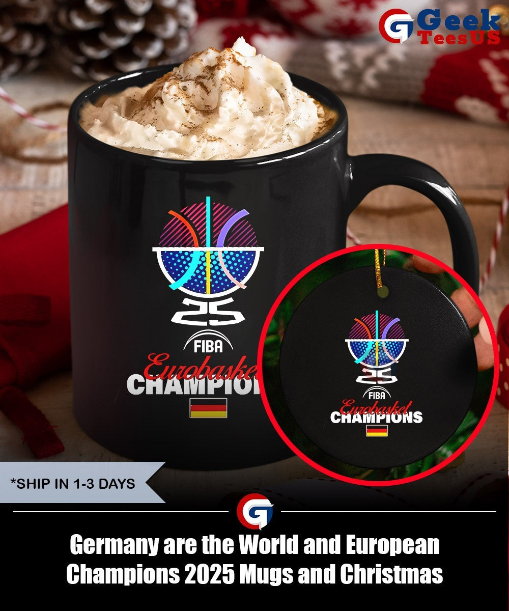 Germany are the World and European Champions 2025 shirt