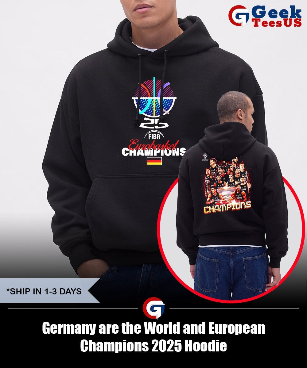 Germany are the World and European Champions 2025 shirt