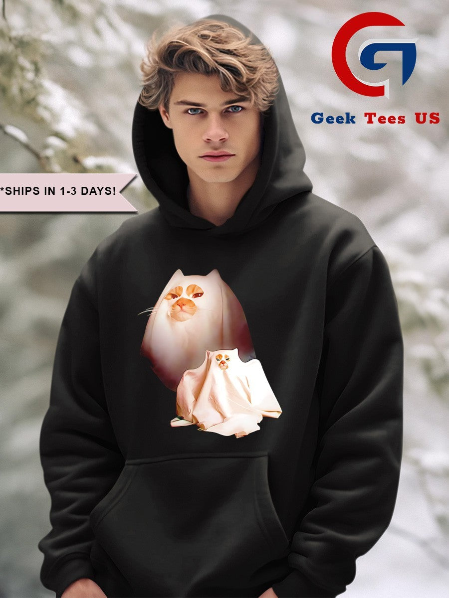 Ghost Kitten Cat Halloween 2025 shirt